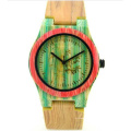 OEM na Última Moda Cor Bambu Relógios Strap Assista Mesa De Madeira